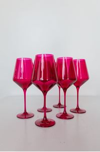 Picture of Estelle Colored Glass- Fuchsia Set