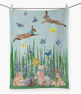 Picture of Springtime Bunny Tea Towel